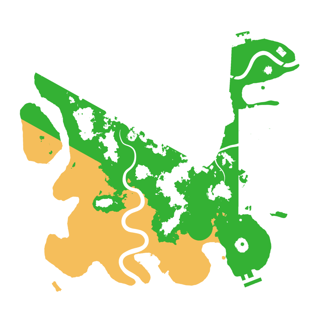 Biome Rust Map: Procedural Map, Size: 3500, Seed: 1919546838