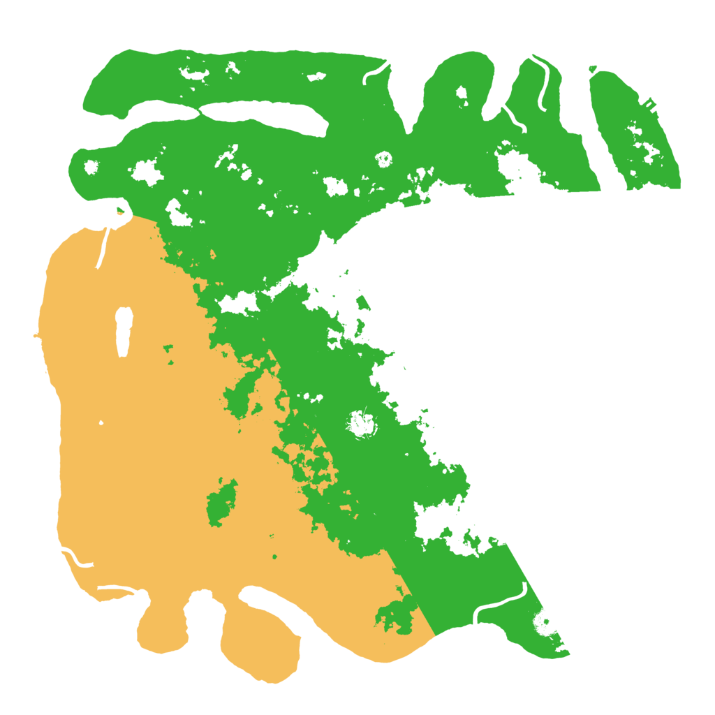 Biome Rust Map: Procedural Map, Size: 4500, Seed: 12209810