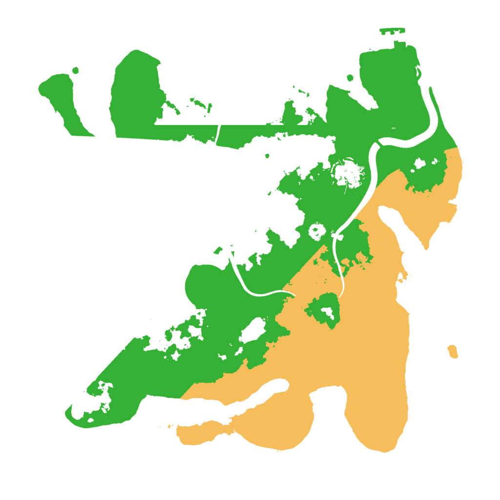 Biome Rust Map: Procedural Map, Size: 3000, Seed: 142183144