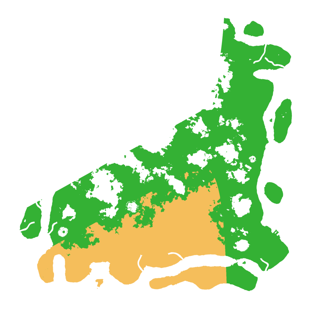 Biome Rust Map: Procedural Map, Size: 4800, Seed: 800782517