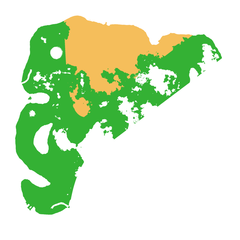 Biome Rust Map: Procedural Map, Size: 3500, Seed: 801403350