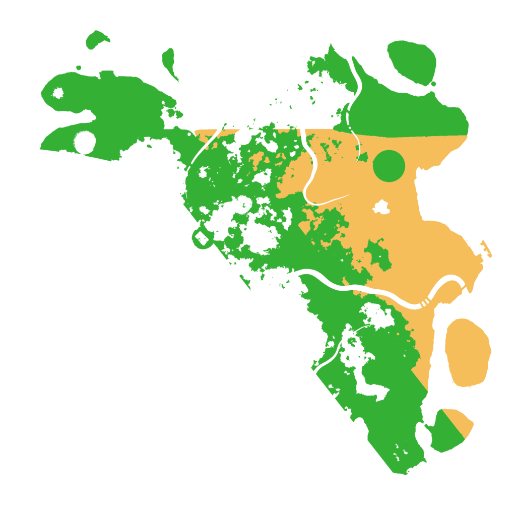 Biome Rust Map: Procedural Map, Size: 4250, Seed: 23669