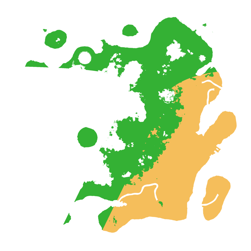 Biome Rust Map: Procedural Map, Size: 3500, Seed: 4706550