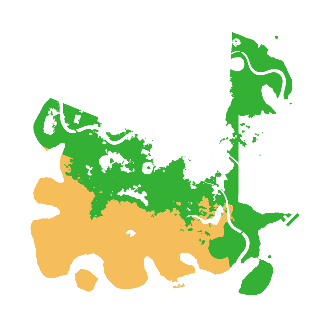 Biome Rust Map: Procedural Map, Size: 4000, Seed: 1548535617