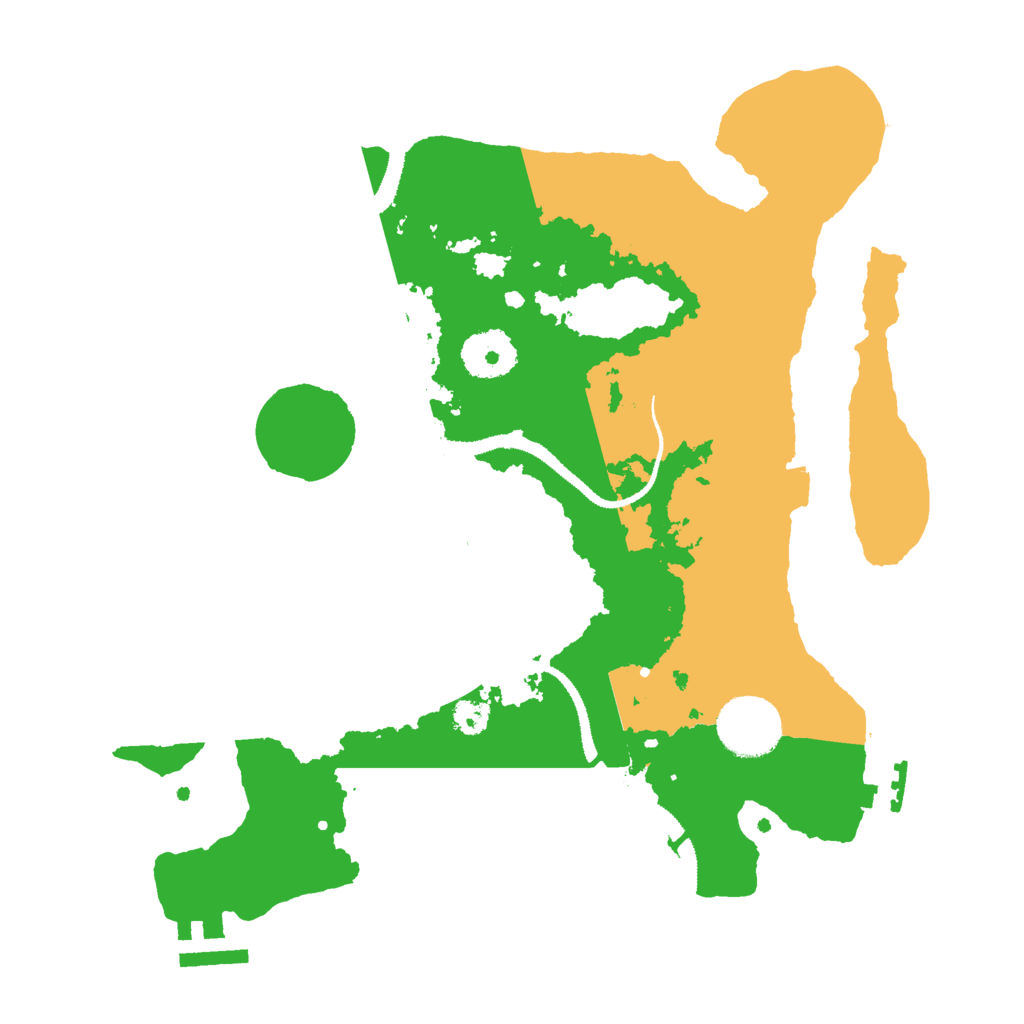 Biome Rust Map: Procedural Map, Size: 3000, Seed: 977423181
