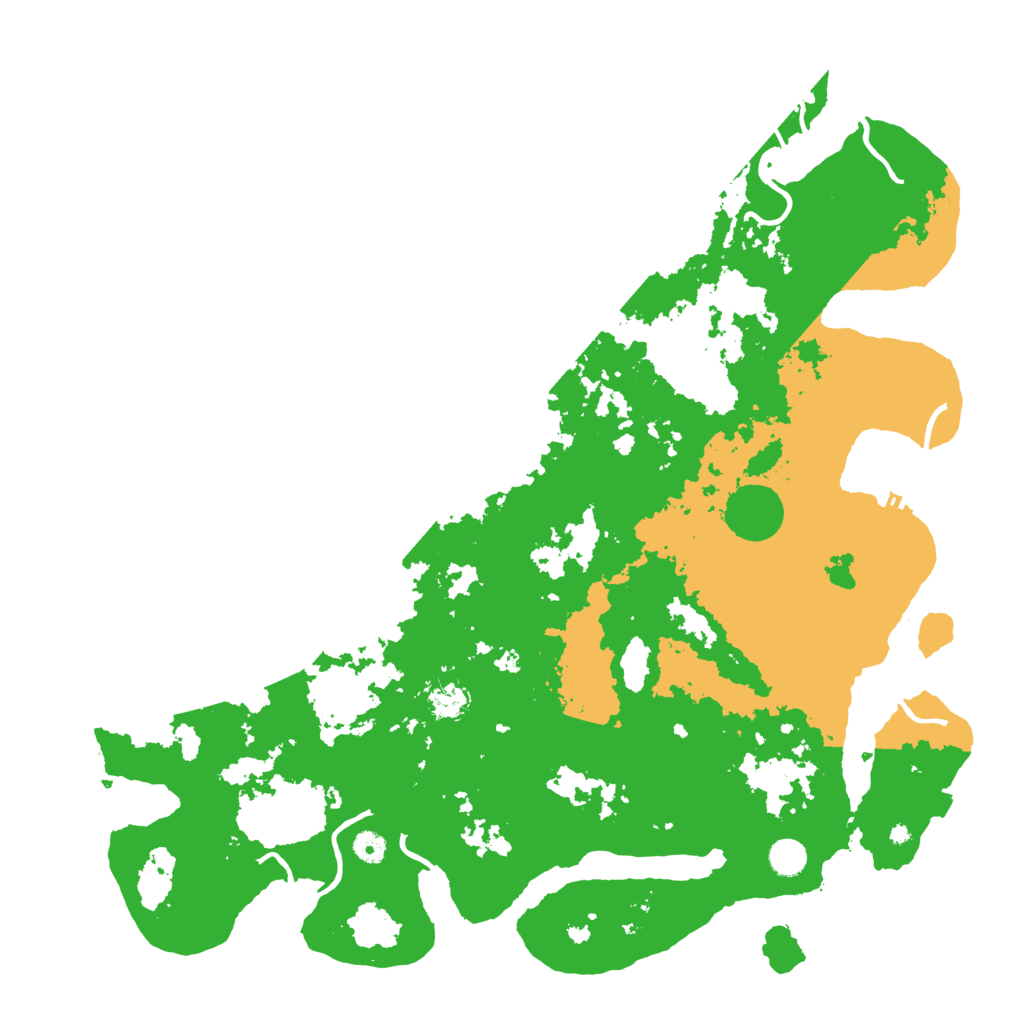 Biome Rust Map: Procedural Map, Size: 4800, Seed: 56524