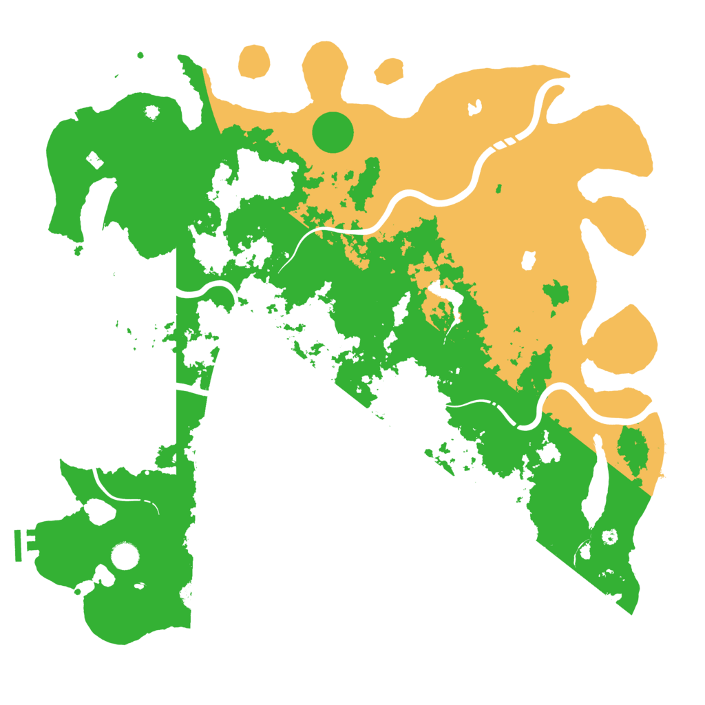 Biome Rust Map: Procedural Map, Size: 4500, Seed: 1285207765
