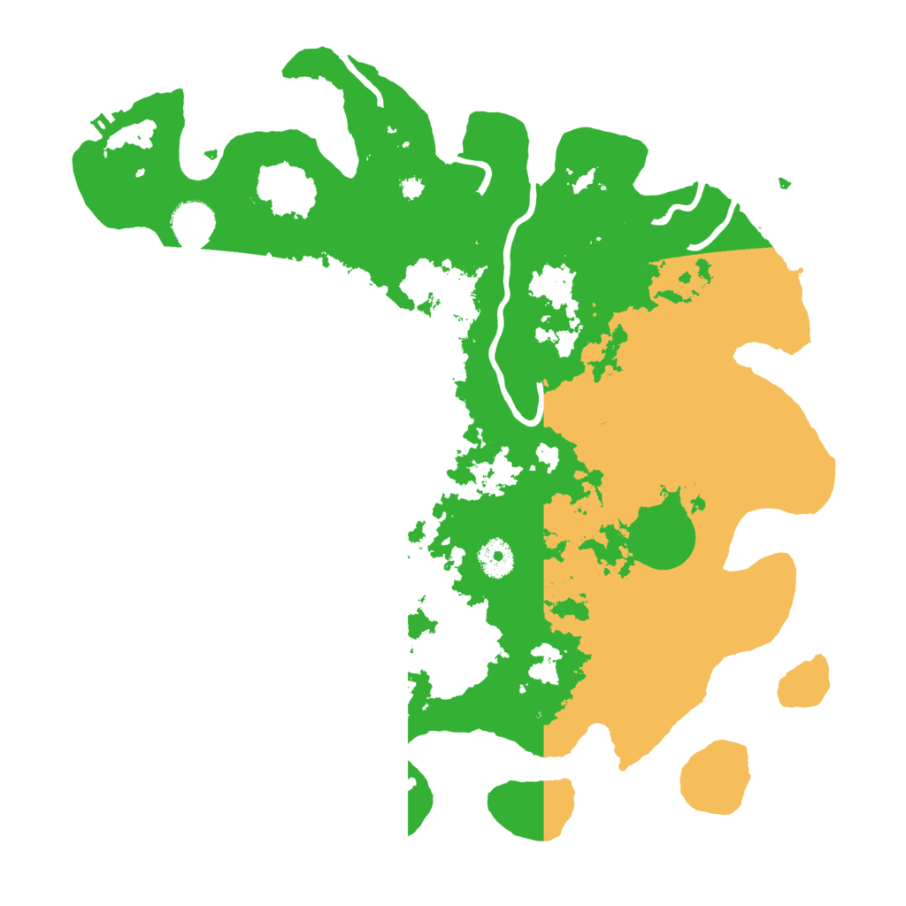 Biome Rust Map: Procedural Map, Size: 3700, Seed: 83463455