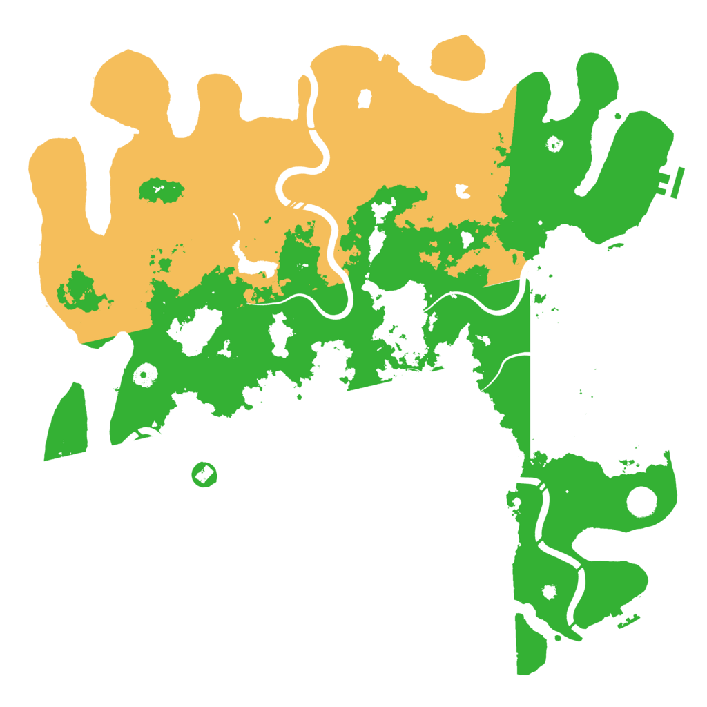 Biome Rust Map: Procedural Map, Size: 4500, Seed: 24895647