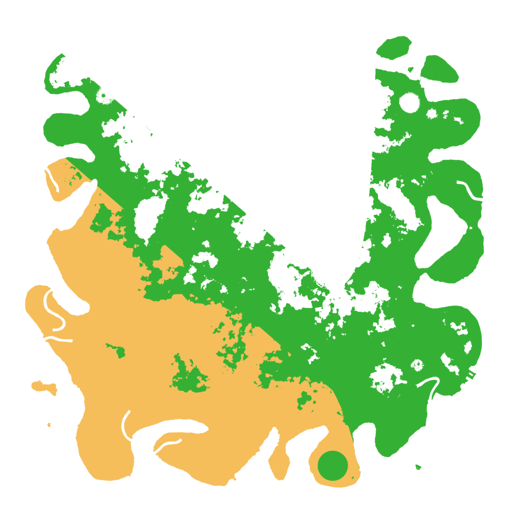 Biome Rust Map: Procedural Map, Size: 4500, Seed: 236051