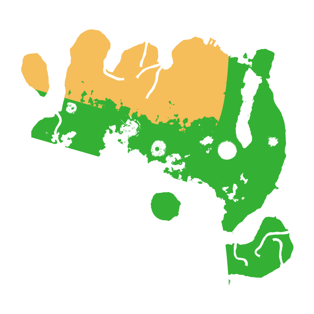 Biome Rust Map: Procedural Map, Size: 3005, Seed: 2147483647
