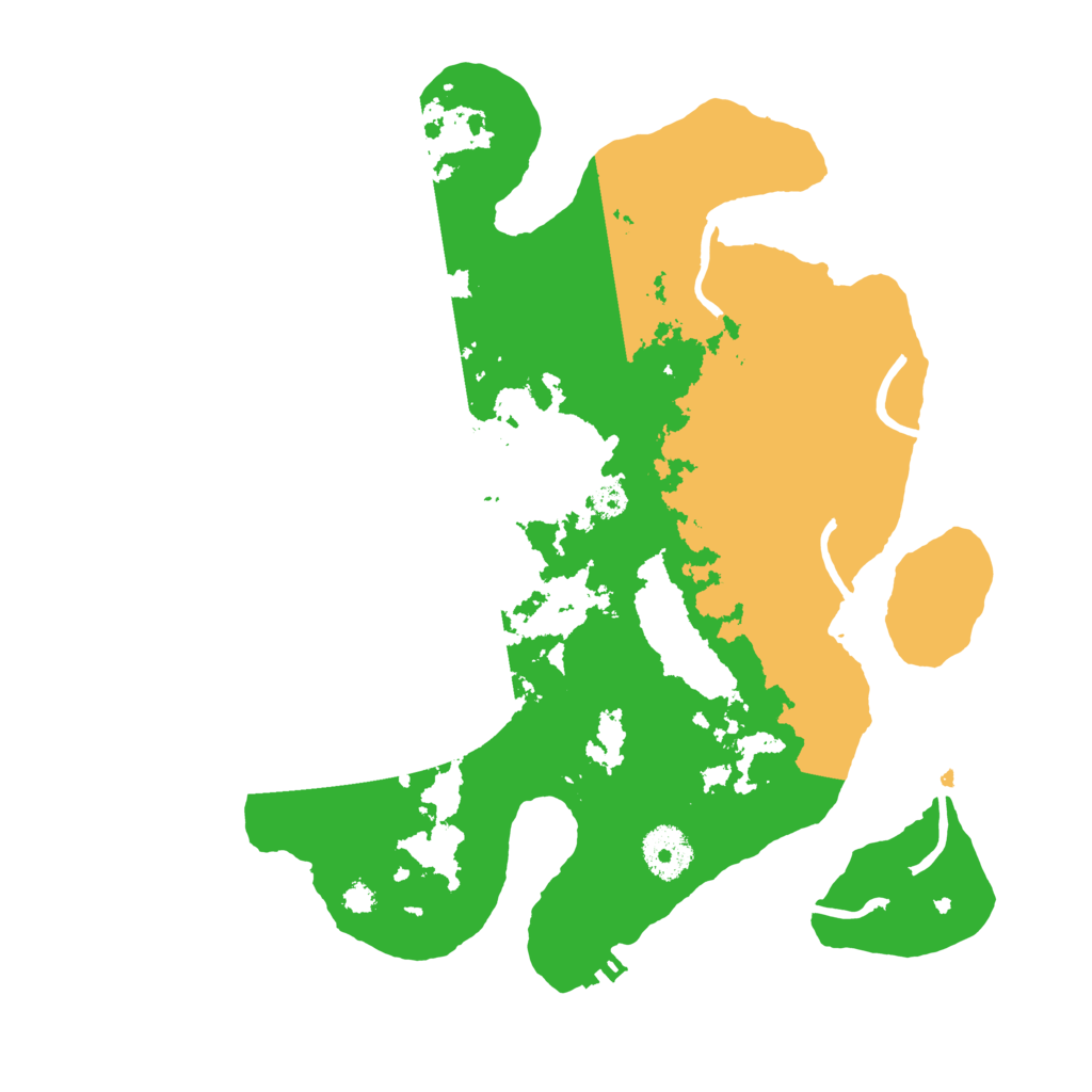 Biome Rust Map: Procedural Map, Size: 3250, Seed: 3434