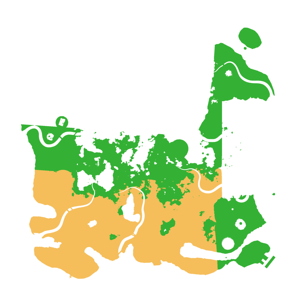 Biome Rust Map: Procedural Map, Size: 4250, Seed: 654988268