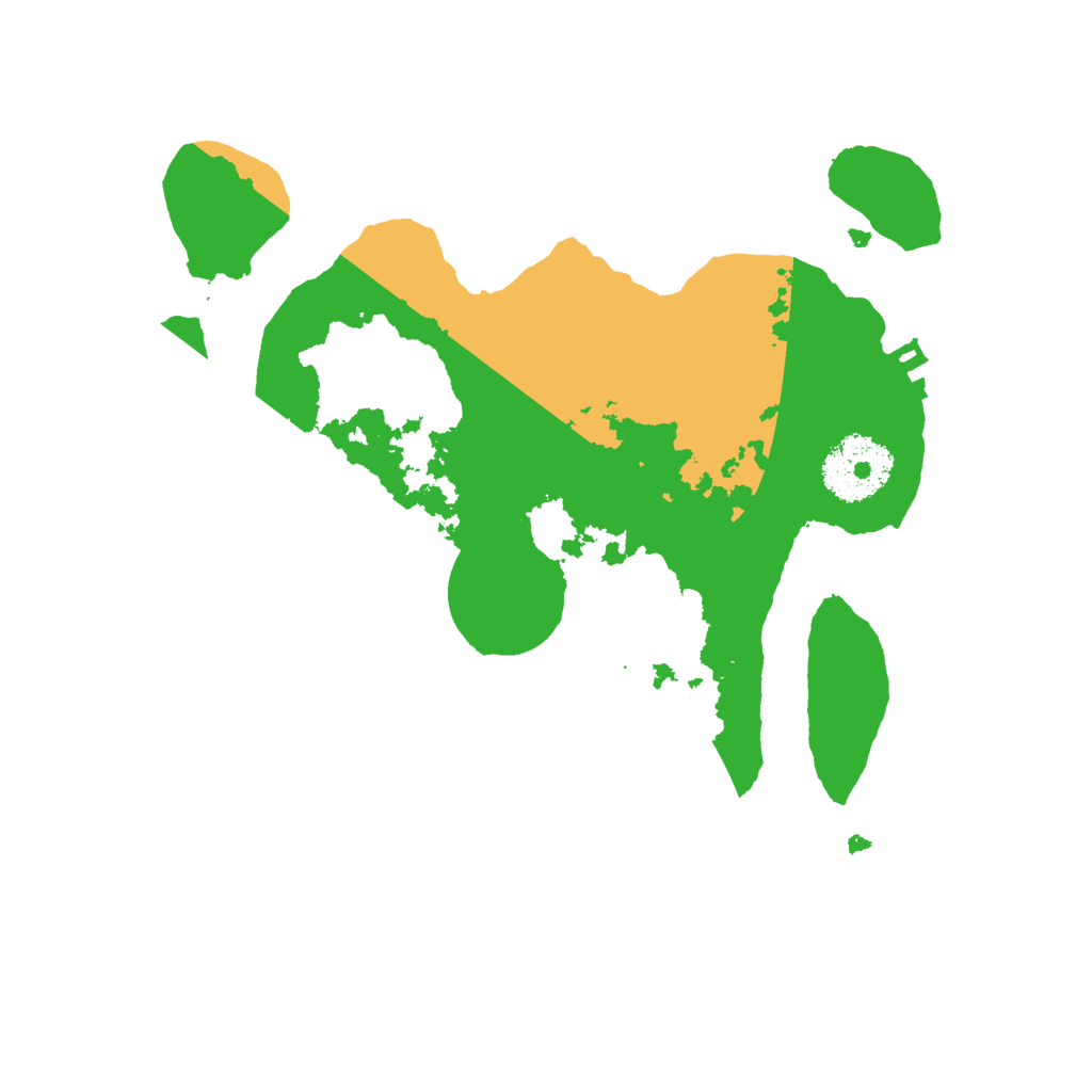 Biome Rust Map: Procedural Map, Size: 2500, Seed: 6674