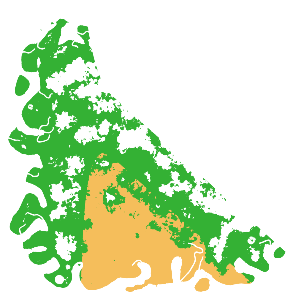 Biome Rust Map: Procedural Map, Size: 6000, Seed: 15094