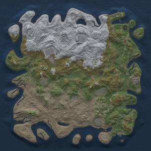 Thumbnail Rust Map: Procedural Map, Size: 4800, Seed: 414204190, 18 Monuments