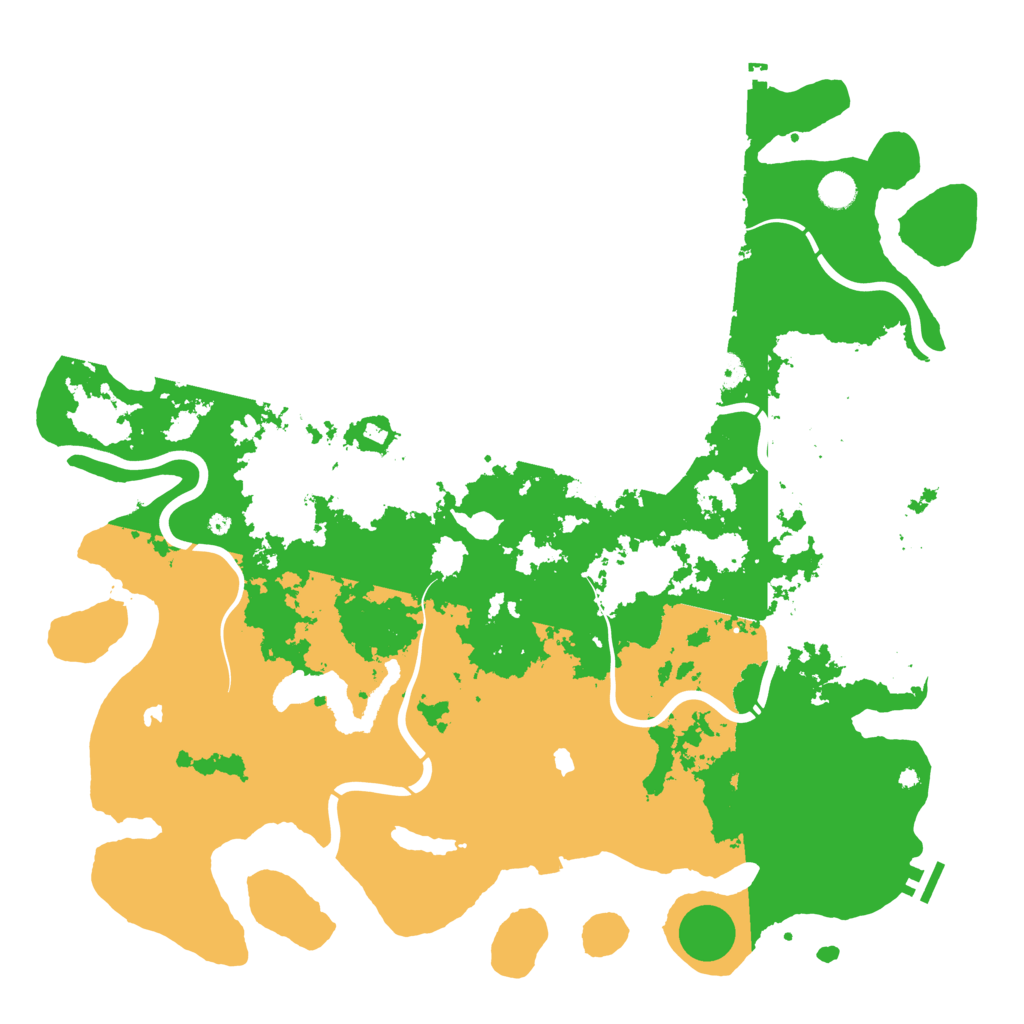 Biome Rust Map: Procedural Map, Size: 4800, Seed: 414204190