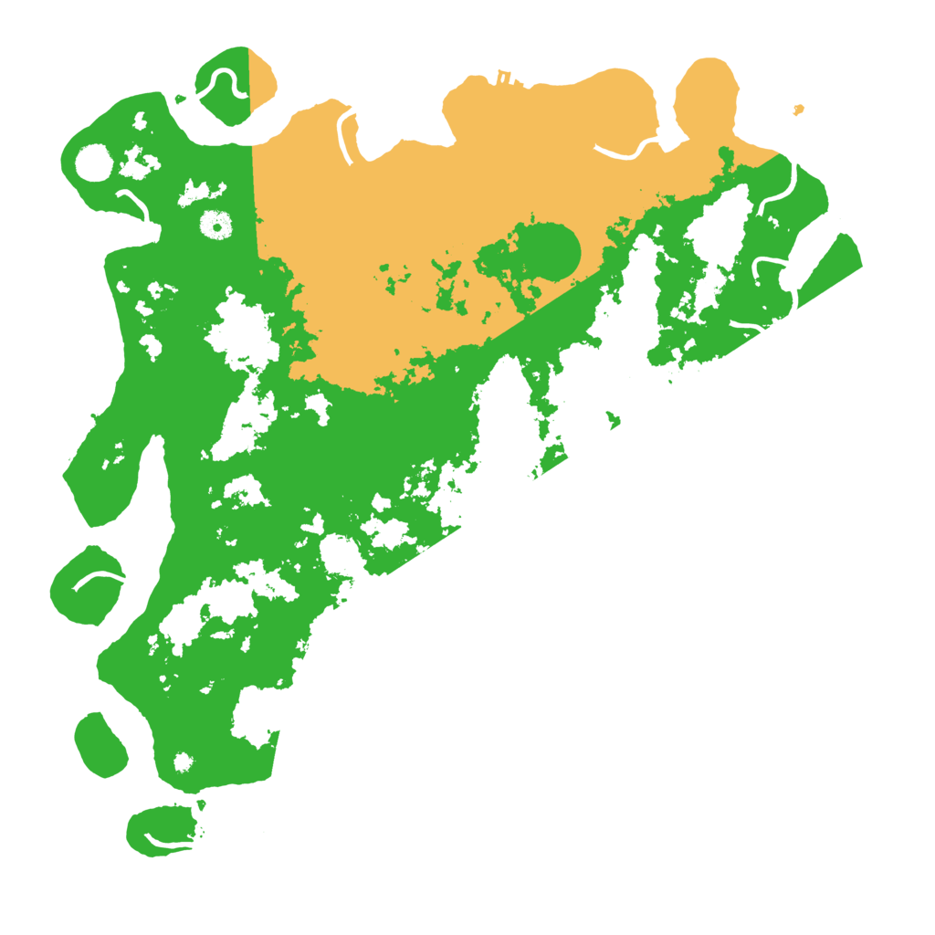 Biome Rust Map: Procedural Map, Size: 4500, Seed: 2129567106