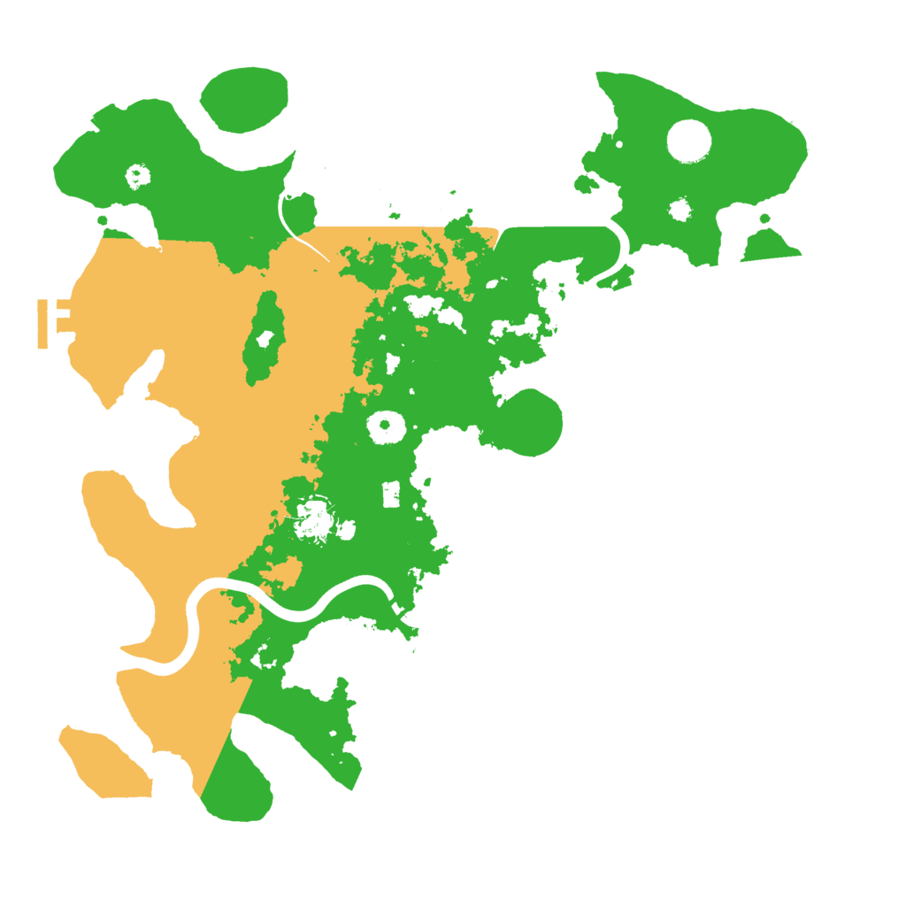 Biome Rust Map: Procedural Map, Size: 3700, Seed: 141437871