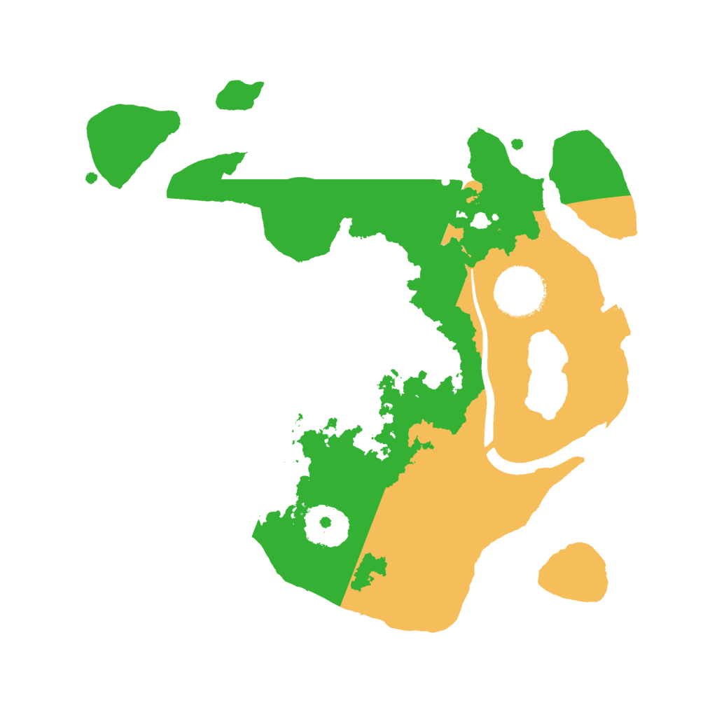 Biome Rust Map: Procedural Map, Size: 2500, Seed: 1544416430