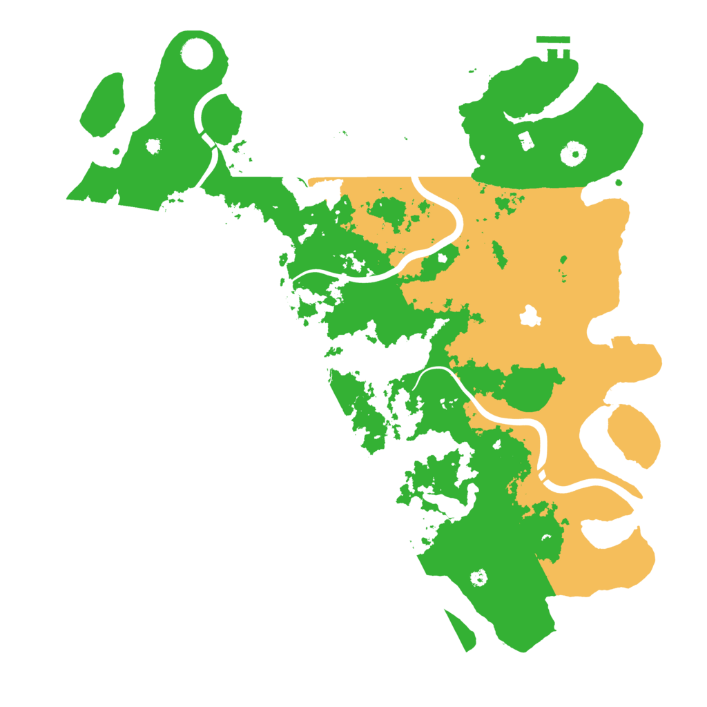 Biome Rust Map: Procedural Map, Size: 4250, Seed: 14359