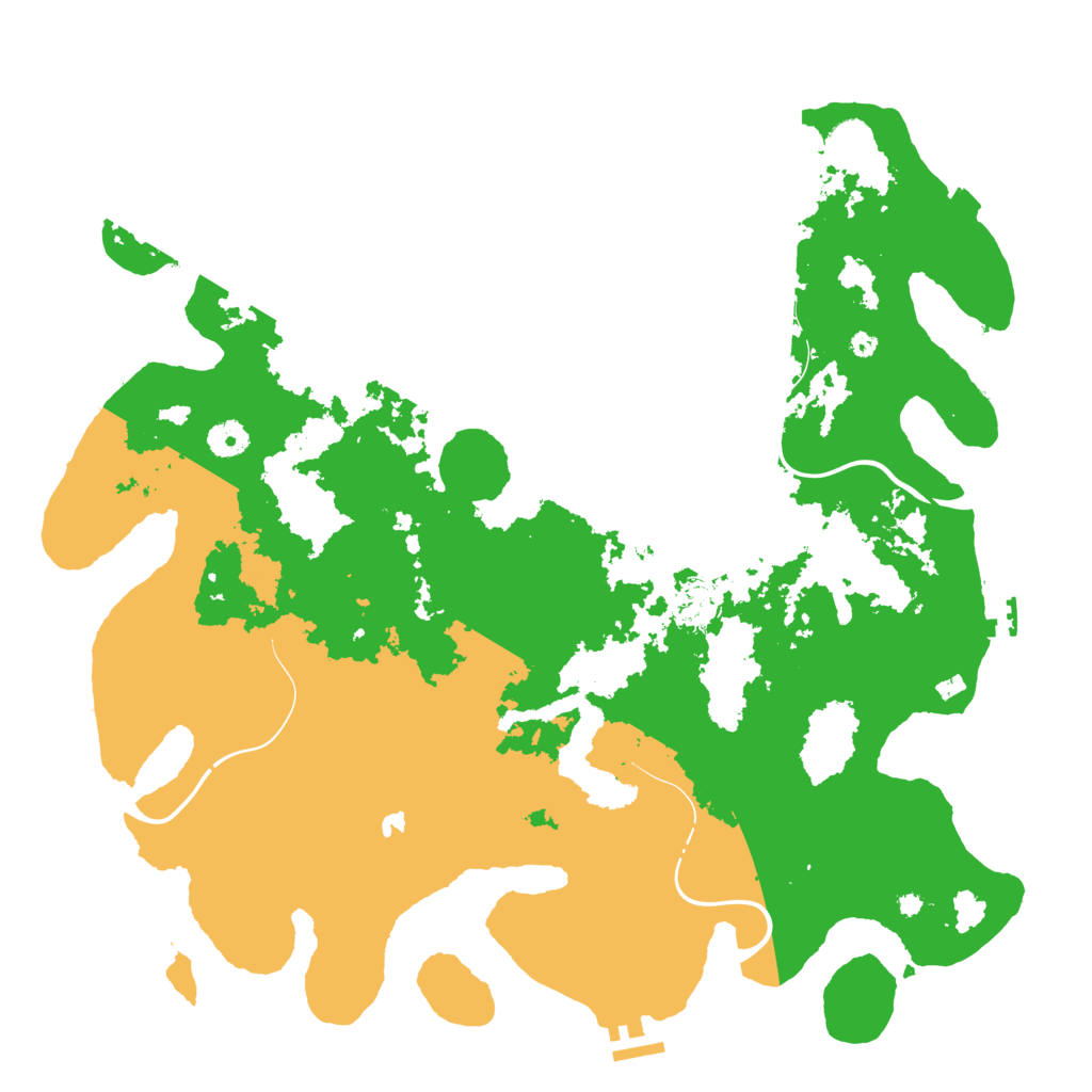 Biome Rust Map: Procedural Map, Size: 4250, Seed: 1600031483