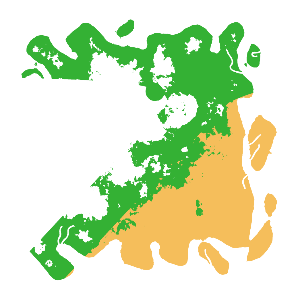 Biome Rust Map: Procedural Map, Size: 4500, Seed: 458596317