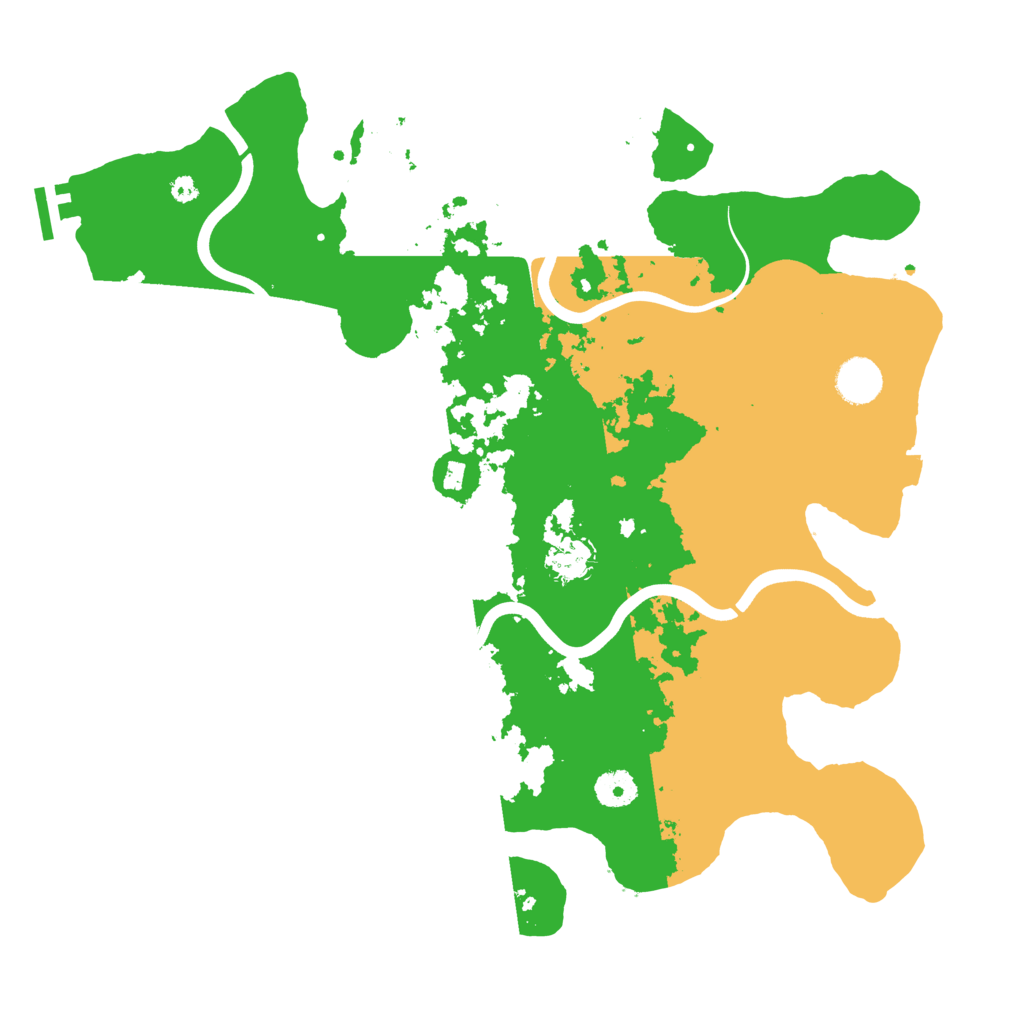 Biome Rust Map: Procedural Map, Size: 3900, Seed: 454758486