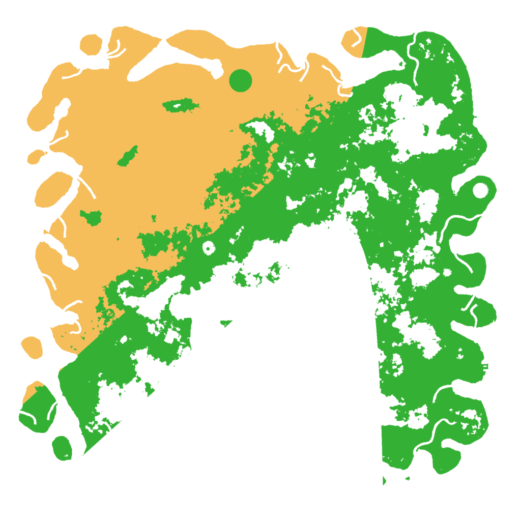 Biome Rust Map: Procedural Map, Size: 6000, Seed: 2458983