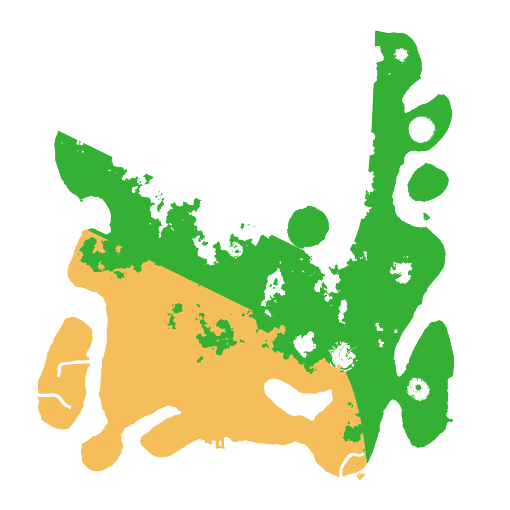 Biome Rust Map: Procedural Map, Size: 3500, Seed: 32549364