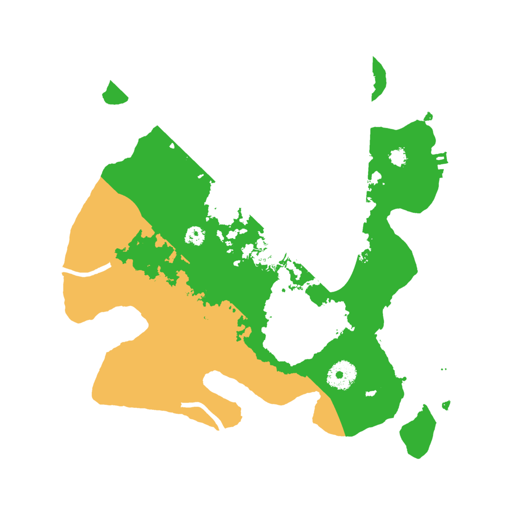 Biome Rust Map: Procedural Map, Size: 2701, Seed: 5718