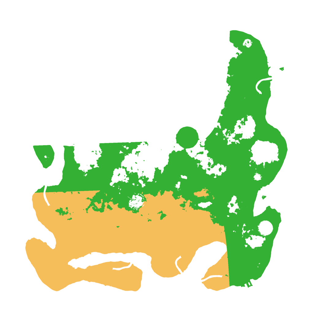 Biome Rust Map: Procedural Map, Size: 3800, Seed: 1423132