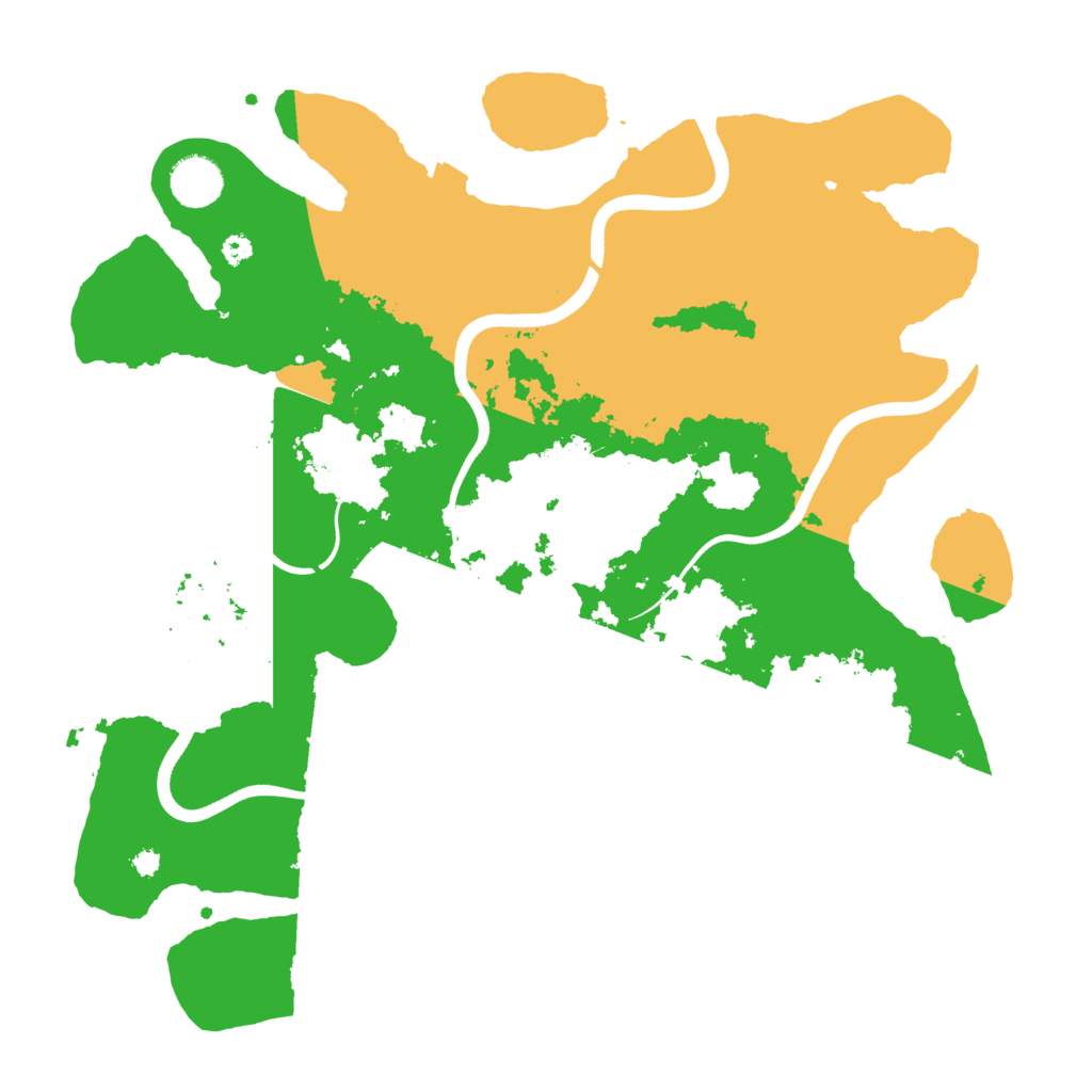 Biome Rust Map: Procedural Map, Size: 3700, Seed: 1953163869