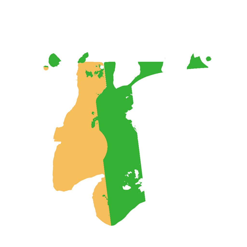 Biome Rust Map: Procedural Map, Size: 2000, Seed: 1054664861