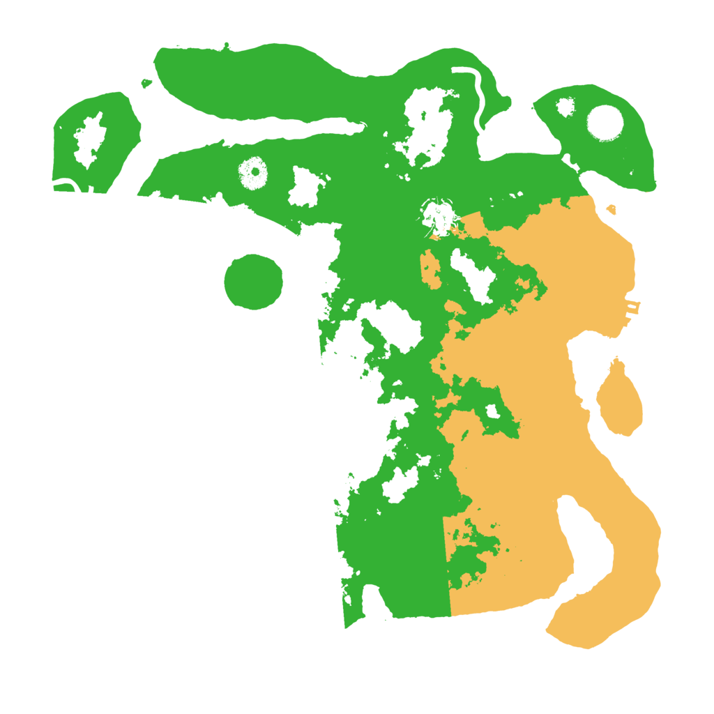 Biome Rust Map: Procedural Map, Size: 3500, Seed: 798749