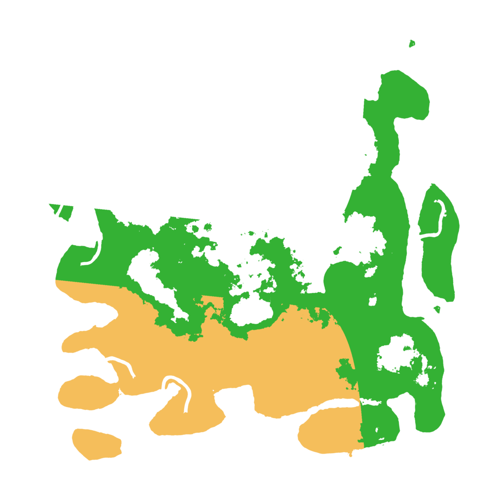 Biome Rust Map: Procedural Map, Size: 3500, Seed: 42014482