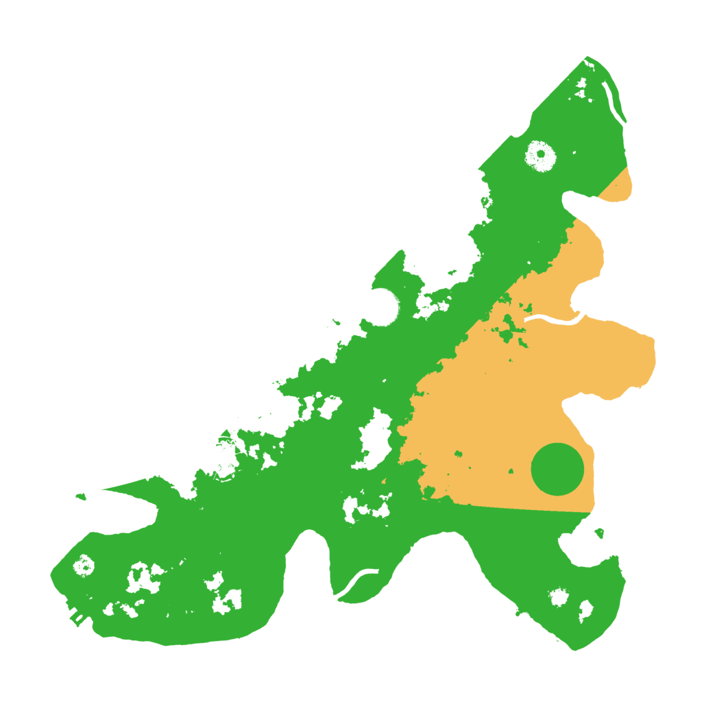 Biome Rust Map: Procedural Map, Size: 3500, Seed: 1225969613