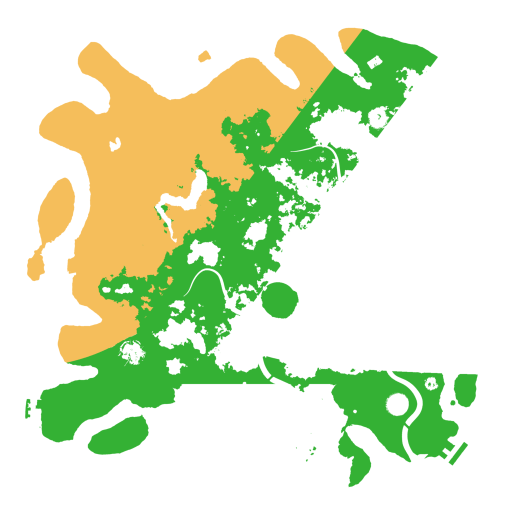 Biome Rust Map: Procedural Map, Size: 4000, Seed: 756791614