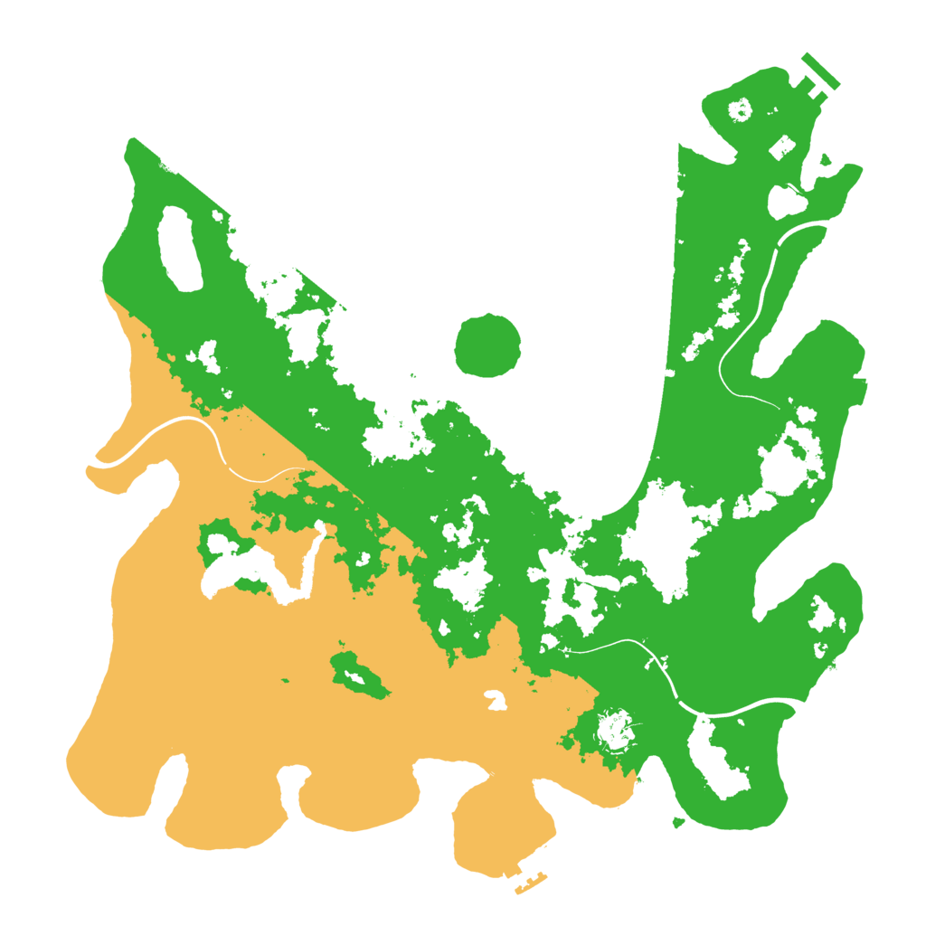 Biome Rust Map: Procedural Map, Size: 4015, Seed: 100001