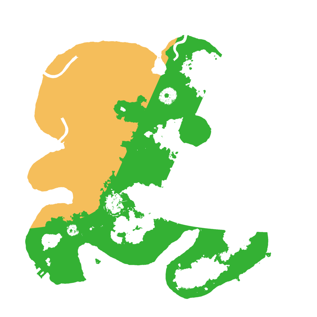 Biome Rust Map: Procedural Map, Size: 2850, Seed: 52356