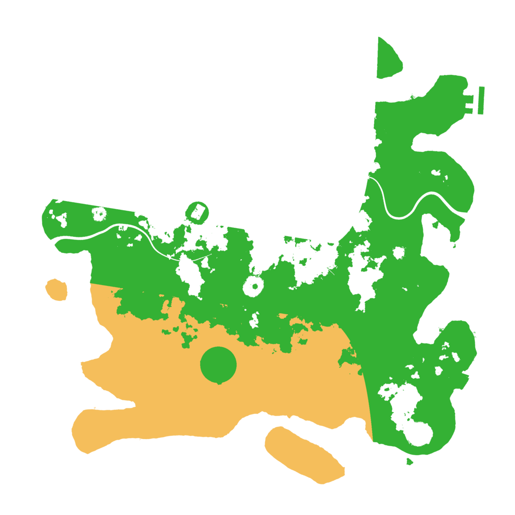 Biome Rust Map: Procedural Map, Size: 3750, Seed: 136944210