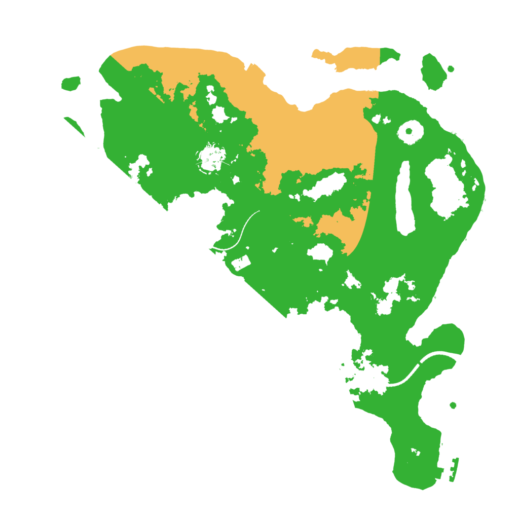 Biome Rust Map: Procedural Map, Size: 3200, Seed: 1450194337