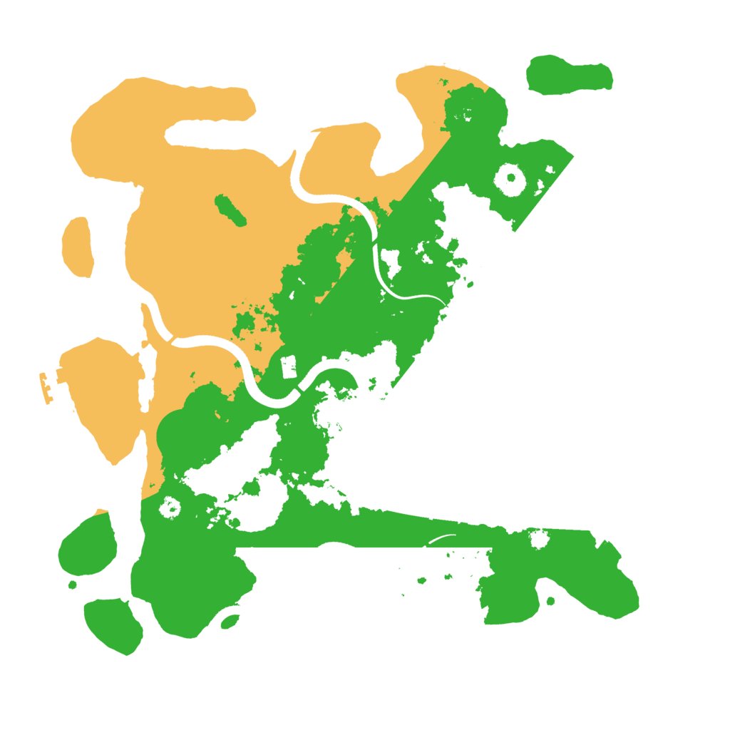 Biome Rust Map: Procedural Map, Size: 3500, Seed: 1671757723