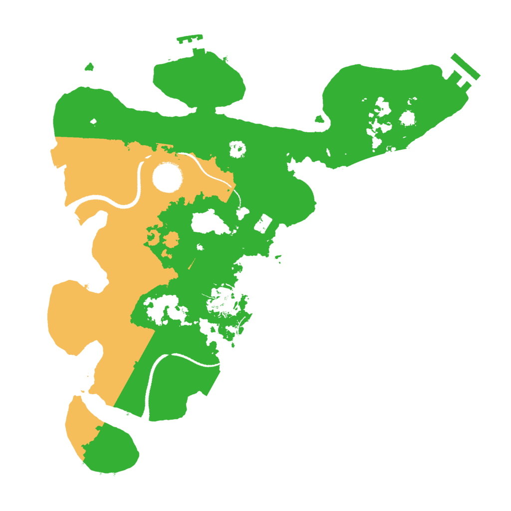 Biome Rust Map: Procedural Map, Size: 3000, Seed: 1936438407