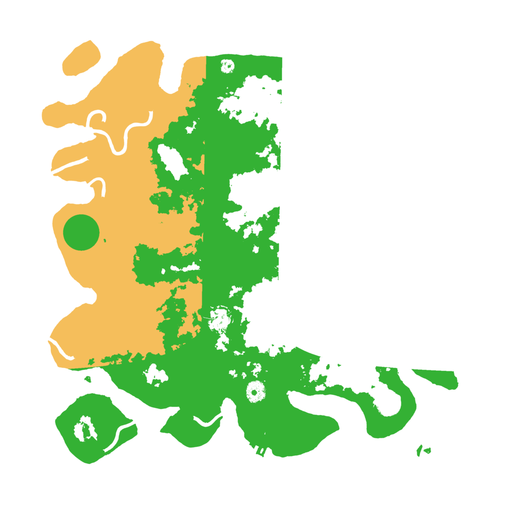 Biome Rust Map: Procedural Map, Size: 3700, Seed: 1970400238