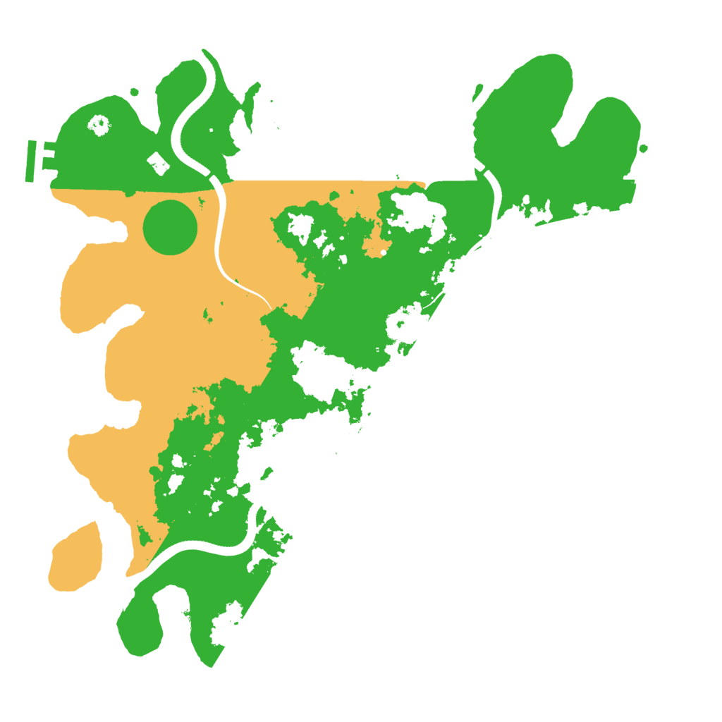 Biome Rust Map: Procedural Map, Size: 3500, Seed: 314064492