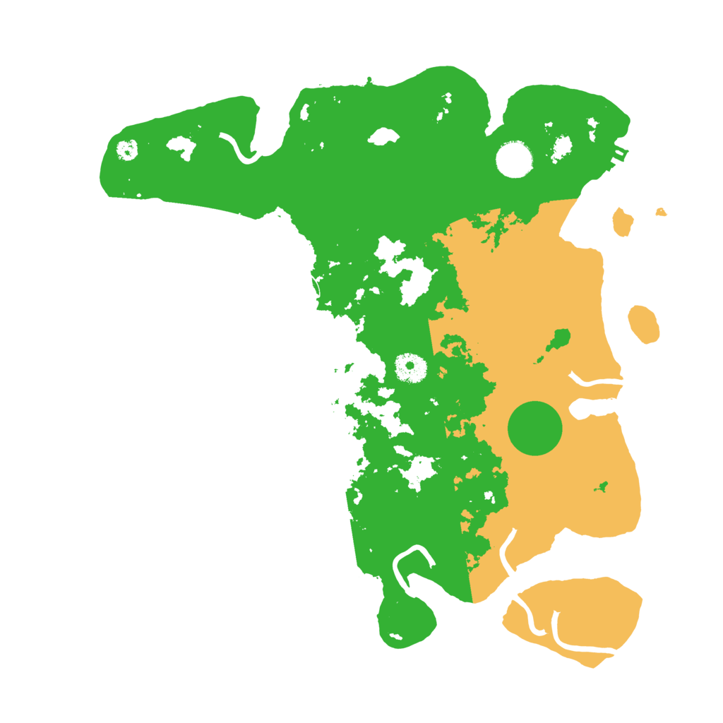 Biome Rust Map: Procedural Map, Size: 3500, Seed: 8422641