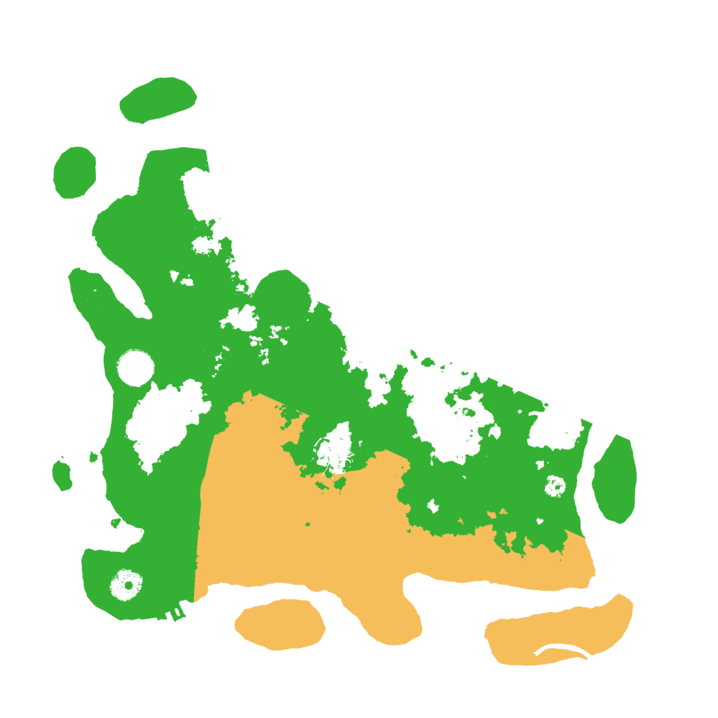 Biome Rust Map: Procedural Map, Size: 3500, Seed: 24478057