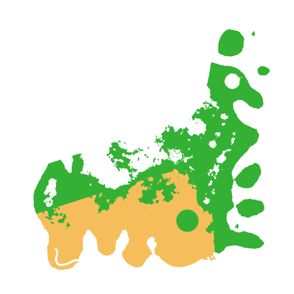 Biome Rust Map: Procedural Map, Size: 3500, Seed: 54784019
