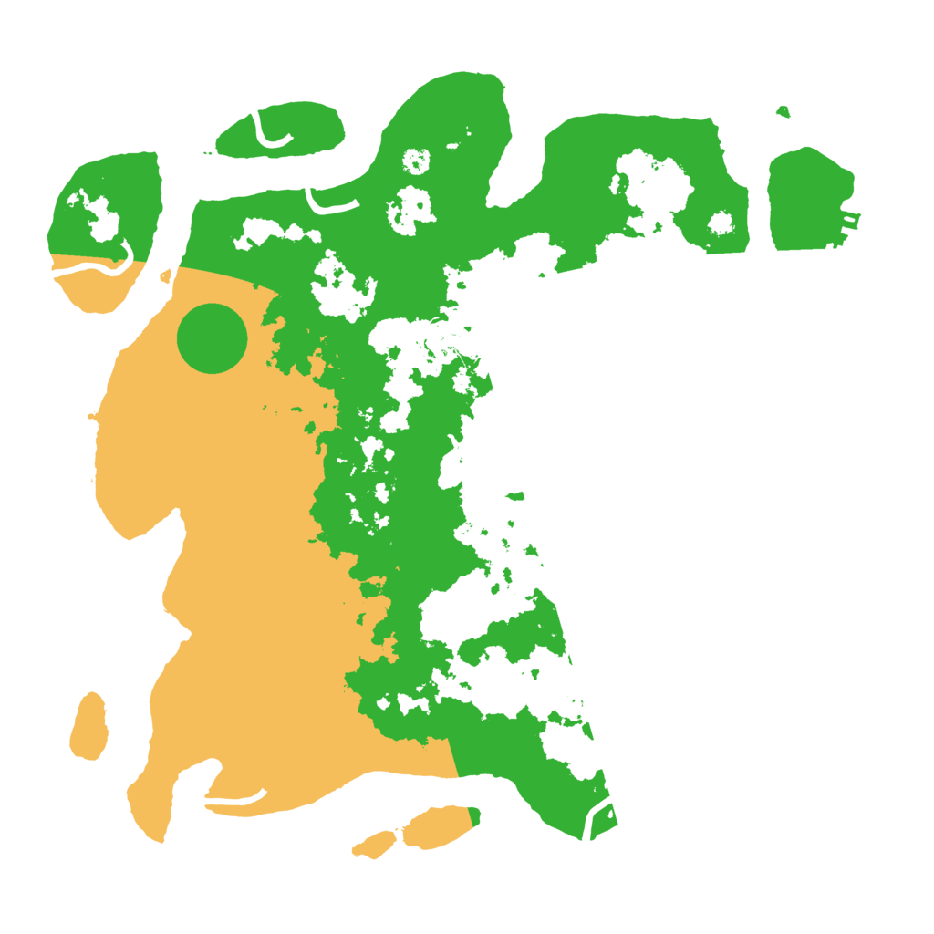Biome Rust Map: Procedural Map, Size: 3500, Seed: 542325